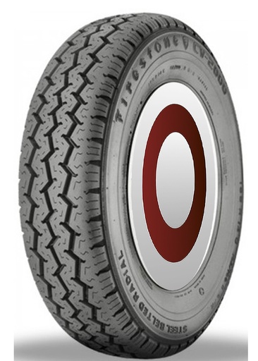 [LLAN 10304003] 185 R14 6 C/N CV-2000 FIRESTONE